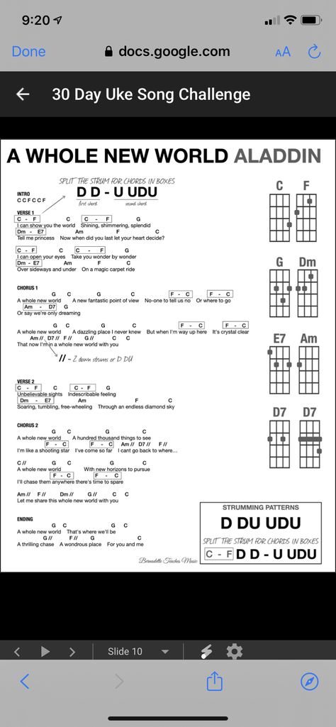 Disney Songs Chords, Disney Ukulele Songs, Ukulele Chords Disney, Ukulele Notes, Disney Ukulele, Ukulele Songs Beginner, Ukulele Chords Songs, Uke Songs, Song Challenge