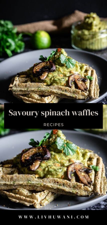 Spinach Waffles, Chestnut Mushrooms, Follicular Phase, Healthy Waffles, Waffle Ingredients, Gluten Free Kitchen, Waxing Moon, Waning Moon, Healthy Brunch