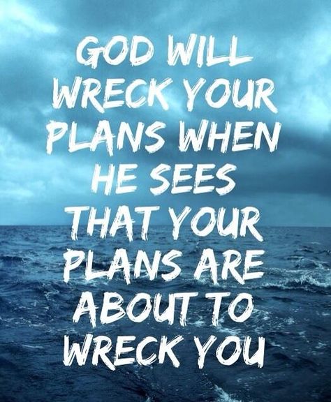 When your life isn't going as planned, pause, maybe God is trying to get you to another place? Listen and take note of His nudging, let it lead you to true destiny and inner peace♡ Vertrouw Op God, Inspirerende Ord, Good Quotes, E Card, Way Of Life, Great Quotes, The Words, Beautiful Words, Christian Quotes