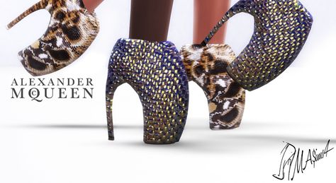 MA$ims4: Alexander McQueen Armadillo Shoes Sims 4 Cc Alexander Mcqueen, The Sims 4 Download, Ts4 Cc, Sims 4 Cc, Hey Girl, Sims Cc, Christian Louboutin Pumps, M S, Sims 4