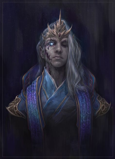 ArtStation - PRINCE NIGHTSCAR, Cleveland Mosher Dark Powers, Warhammer Age Of Sigmar, Character Portrait, Age Of Sigmar, Fantasy Races, Dungeons And Dragons Characters, Dnd Art, Arte Fantasy, Fantasy Rpg