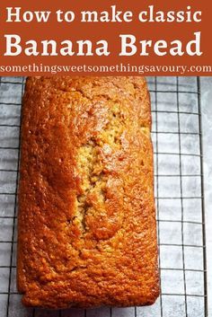 Banabread Recipe Easy, Bannan A Bread Recipe Easy 2 Banana, Bannan Bread Recipe Moist, Banana Bread Recipe 2 Bananas, Easy Banana Bread Recipe 3 Ingredients, Banana Bread Recipe Uk, Simple Banana Bread Recipe, Easy Banana Cake, Banana Bread Recipe Easy Moist