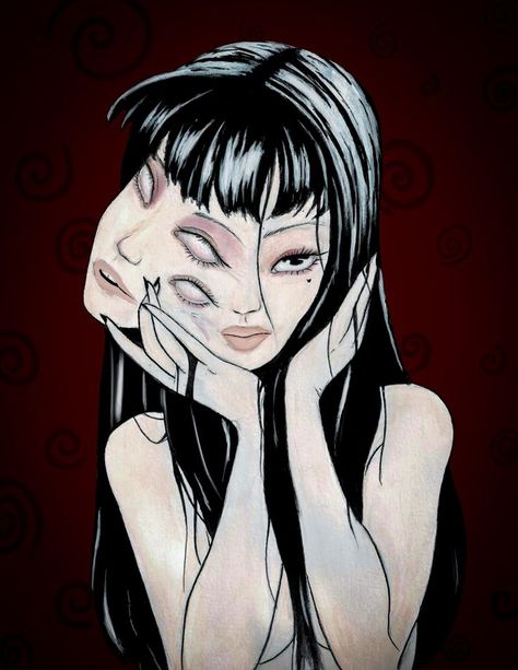 Junji Ito Painting, Junji Ito, Ap Art, Art Poses, Art Reference, Art Drawings, Art Inspiration, Drawings, Anime