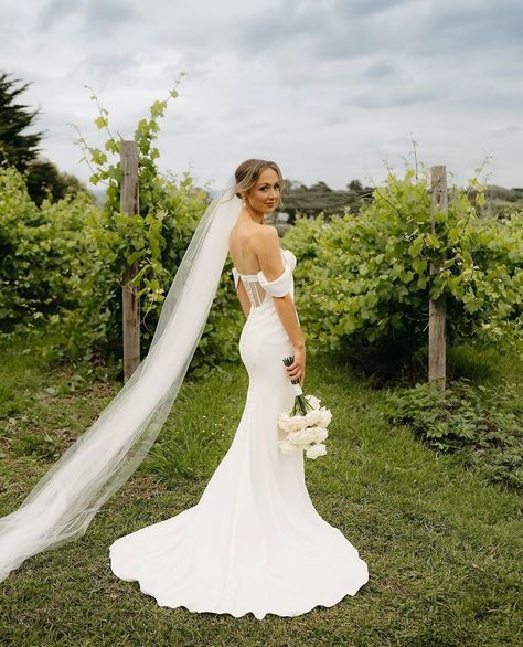 Our stunning #EBrealbride, Lisa said "I do" in Brianna by @enzoani 🤍 ⁠Congratulations, Lisa! You make an absolutely beautiful bride! Thank you for allowing us to help you find your dream wedding dress.⁠ ⁠ Discover your dream wedding dress at Eternal Bridal. Click the link in our bio to book your appointment.⁠ ✨⁠ ⁠ Photography @naliawedding⁠ Make up @andreatakagi⁠ Hair @cathughesxo⁠ Venue @massaros_yarravalley⁠ Music @deus_sax⁠ Suit @menzclub⁠ Celebrant @petethecelebrant⁠ ⁠ #gardenwedding #gar... Australian Wedding Dresses, Wedding Dress Boutique, Australian Wedding, Wedding Dress Boutiques, Book Your Appointment, Dream Wedding Dresses, Beautiful Bride, Garden Wedding, Click The Link