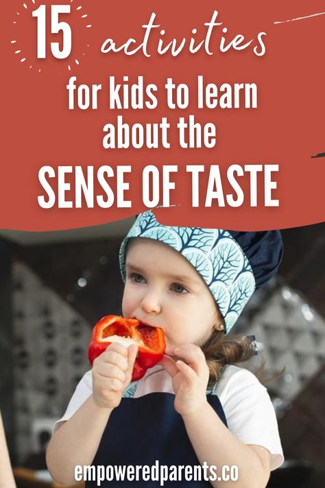 Taste Activities For Preschoolers, Sense Of Taste Activities Preschool, Sense Of Taste Activities, Taste Activities, Food Activities For Toddlers, Games In The Classroom, 5 Senses Activities, Ideas For Cooking, Taste Sense