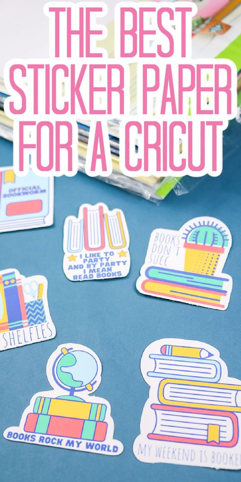 Best Sticker Paper, Cricut Sticker Paper, Printable Sticker Paper, Cricut Supplies, Cricut Explore Projects, Projets Cricut, How To Make Stickers, Cricut Projects Beginner, Cricut Craft Room