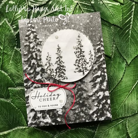 Stampin' Up! October Paper Pumpkin Alternatives created by Lori Pinto9 Peaceful Christmas, Stampin Up Paper Pumpkin, Tree Images, Original Card, Card Sketches, Christmas Paper, Paper Pumpkin, Christmas Cards Handmade, Paper And Ink