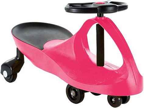 Amazon.com: Hey! Play! Zig Zag Ride On Car- No Batteries, Gears or Pedals- Twist, Wiggle & Go- Outdoor Play Toy for Boys and Girls 3 Years Old & Up by Lilâ€ Rider (Pink) : Toys & Games Wiggle Car, Pink Toys, Colors For Toddlers, Riding Toys, Time Kids, Ride On Toys, Play Toys, Car Ride, Ride On