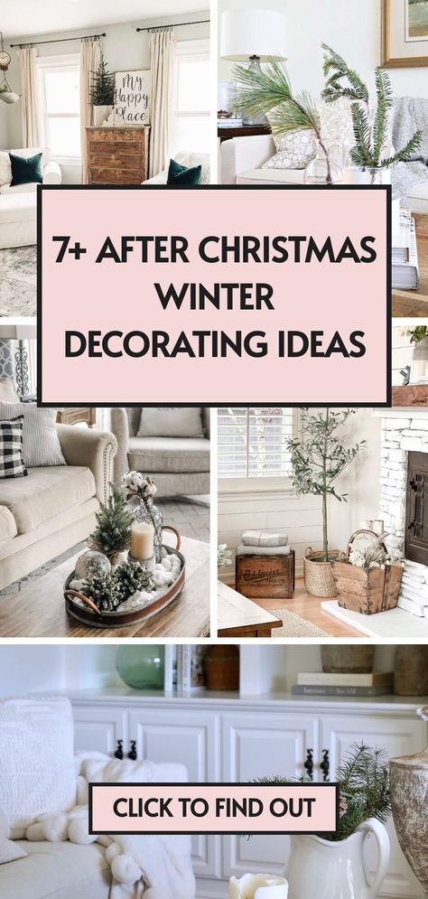 7+ After Christmas Winter Decorating Ideas Winter Shelving Decor, Strala Ikea Decoration, Winter Post Christmas Decor, Modern Ladder Decor, Home Decor Ideas Winter, Winter Decor Above Kitchen Cabinets, Winter Decor Entry Table, Winter Built In Decor, Winter Entrance Decor