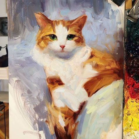 Pet Artist, Custom Pet Painting, Painting Cat, Custom Cat Portrait, Pet Portrait Painting, Commissioned Artwork, Cat Portrait, Custom Dog Portraits, Watercolor Cat