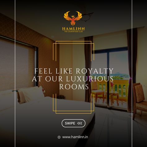 Relax in our spacious rooms with all the modern amenities, comfortable bedding, and separate sitting areas. All this, with our quick services, makes your stay experience memorable.

Reach Us At :
Email Us : hamlinnindia@gmail.com
Call Us : +91-6232-221-213
Website : https://hamlinn.in/ 

#hamlinn #hamlinnresort #gunaresort #resort #resortinguna #luxuriousresort #luxurious #allamenities #quickservice #hamlinncarousel #hamlinnstaycation #hamlinnrooms #comfortablerooms #comfortablestaycation Hotel Room Poster Design, Sitting Areas, Comfortable Bedding, African Theme, Lord Siva, Luxurious Rooms, Elegant Hotel, Hotel Room Design, Jewelry Ads