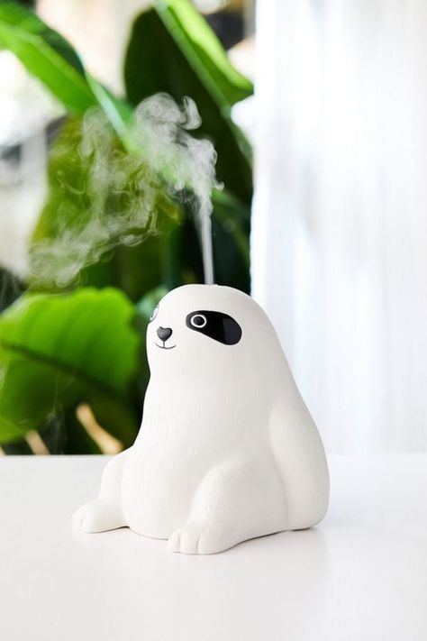 This Sloth Essential Oils Diffuser Is Just Too Cute | POPSUGAR Home Essential Oil Safety, Retro Revival, Sloth Lovers, Baby Sloth, Favorite Scents, Smell Good, Essential Oil Diffuser, Essential Oil Blends, Oil Diffuser