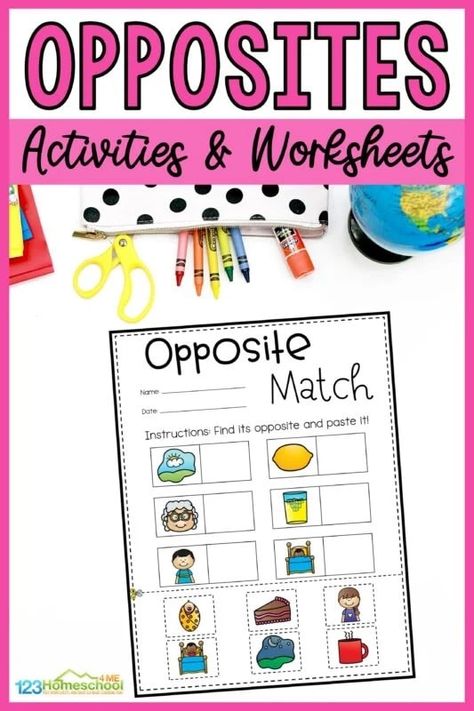 NEW FREEBIE:

Are you teaching your little learners about opposites? Head over to download this FREE preschool opposites activity printable set today.

GET THEM HERE >>> Opposites Activity, Preschool Opposites, Opposites Preschool, Opposites Worksheet, Kindergarten Math Addition, Free Kindergarten Printables, Free Math Printables, Kindergarten Math Free, Activity Printables