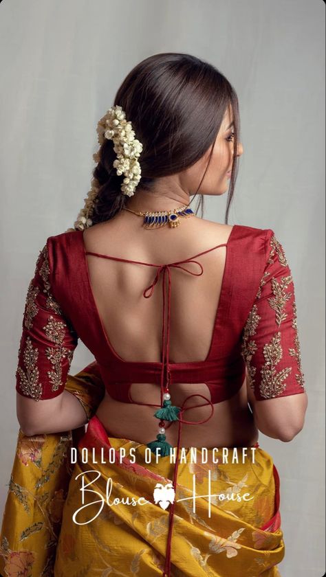 Unic Blouses Design, Blause Desine Latest Back, Sari Blouse Design, Lace Blouse Design, Designer Saree Blouse, Long Blouse Designs, Best Blouse Designs, Backless Blouse Designs, Latest Model Blouse Designs