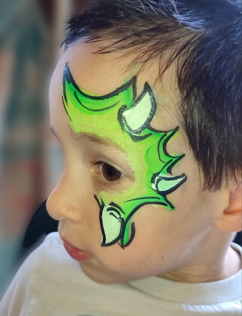 Dragon Face Painting Easy, Dinosaur Makeup Kids, Dino Face Paint Easy, Dinosaur Face Paint Easy, T Rex Face Paint, Dino Makeup, Dino Face Paint, Dinosaur Makeup, Dinosaur Face Paint