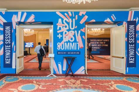 Asu Gsv2017Tues089 Conference Signage, Event Entrance Design, Pavilion Ideas, Conference Branding, Electronic Tools, Entrance Signage, Standee Design, Event Entrance, Corporate Event Design