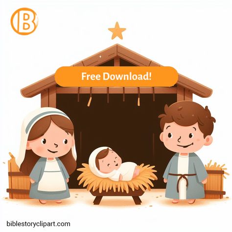 The Birth of Jesus Christ Jesus Christ Birth Images, Bible Clipart, Bible Video, Birth Of Jesus Christ, Learning Support, Bible Characters, Birth Of Jesus, Free Bible, Baby Jesus