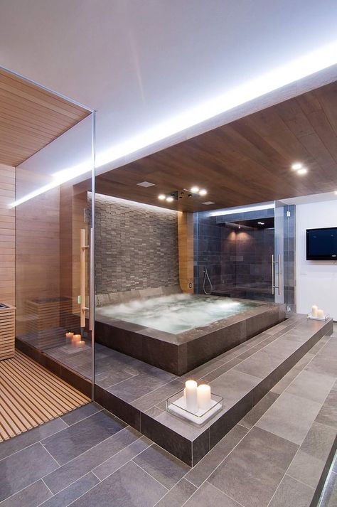 Room Decor, Furniture, Interior Design Idea, Neutral Room, Beige color, Khaki, Grey Neutral color, Natural color. Drømme Bad, Dekorere Bad, Indoor Hot Tub, تصميم للمنزل العصري, Jacuzzi Tub, Spa Room, Hus Inspiration, Bathroom Design Luxury, घर की सजावट