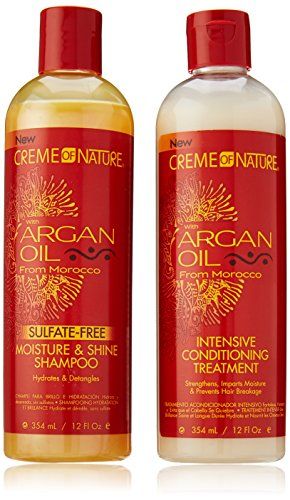 Deep Conditioner For Natural Hair, Creme Of Nature, Argan Oil Shampoo, Twist Outs, Sulfate Free Shampoo, Natural Haircare, Moisturizing Shampoo, Deep Conditioner, Sulfate Free