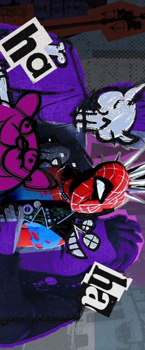 Across The Spider Verse Wallpaper, Spider Verse Wallpaper, Spiderman Atsv, Marvel App, Hobie Brown, Genos Wallpaper, Spider Punk, Spider Man Across The Spider Verse, Spiderman Theme