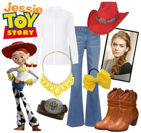 Jessie Toy Story Halloween Costume Ideas Costume Ideas From Your Closet, Jesse Toy Story Costume, Jessie Toy Story Costume, Jesse Toy Story, Disfraz Toy Story, Toy Story Costume, Characters Cosplay, Toy Story Halloween, Quick Halloween Costumes