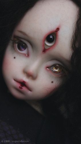 Smallchar Yabi (special ver.) | The sculptor is Smallchar, a… | Flickr Doll Drawing, Gothic Dolls, Creepy Dolls, Creepy Art, Doll Repaint, Creepy Cute, Ooak Dolls, Custom Dolls, Ball Jointed Dolls