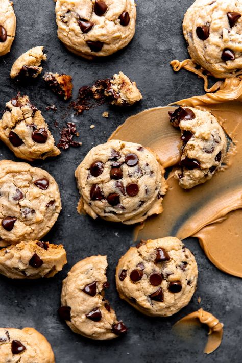 Peanut Butter Chocolate Chip Cookies-6 Pb Chocolate Chip Cookies, Peanut Butter Chocolate Chip Cookies, Peanut Butter Cookie, Delicious Cookie Recipes, Butter Cookie, Peanut Butter Chocolate Chip, Peanut Butter Chocolate, Butter Chocolate, Chocolate Chip Cookie Dough