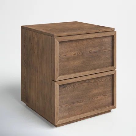 Joss & Main Hudson 2 Drawer Nightstand | Wayfair Wabi Sabi Nightstand, Bedroom Chic, Favorite Candle, 3 Drawer Dresser, Dream Land, 2 Drawer Nightstand, Wood Nightstand, Drawer Nightstand, Soft Close Drawers