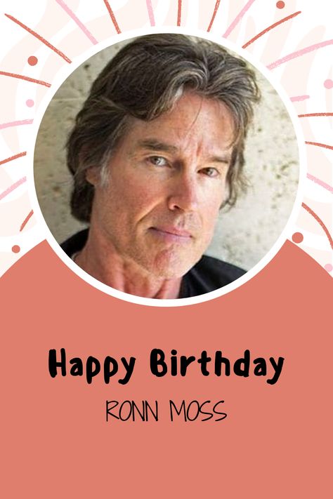 Though it’s been 10 years since Ronn Moss was seen as Ridge Forrester on The Bold and the Beautiful, he remains a firm fan favorite. He’s also currently celebrating a major milestone. Ronn Moss, Ridge Forrester, Baby Come Back, Lemon Chicken Recipe, The Bold And The Beautiful, Very Happy Birthday, Bold And The Beautiful, Him Band, Lemon Chicken