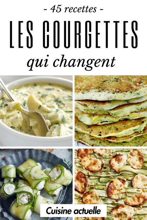 Idée courgette, recette courgette, flan de courgette, gâteau courgette, gratin courgette, pancake courgette Vegan Zucchini Recipes, Zucchini Gratin, Vegan Zucchini, Batch Cooking, Zucchini Recipes, Beignets, Healthy Nutrition, Flan, Crockpot Recipes