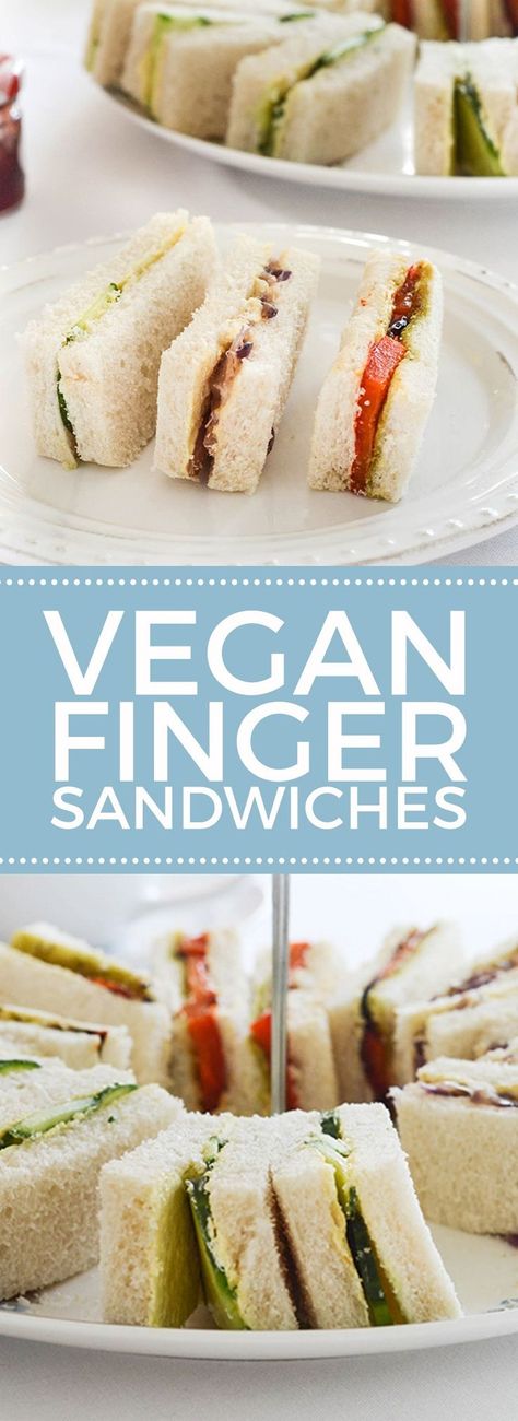 Vegan Tea Finger Sandwiches #vegan Vegan Tea Sandwiches, Tea Finger Sandwiches, Vegan Afternoon Tea, Vegan Finger Foods, Cucumber Tea Sandwiches, Tea Sandwiches Recipes, Subway Sandwich, Vegan Party Food, Vegan Party