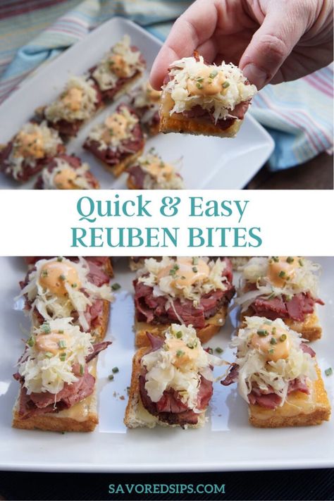 Ruben Mini Sandwich, Reuben Pickle Bites, Mini Reuben Bites, Reuben Bites, Mini Reuben Sandwiches, Mini Reuben Appetizers, Classic Reuben Sandwich, Corned Beef Reuben, Xmas Appetizers