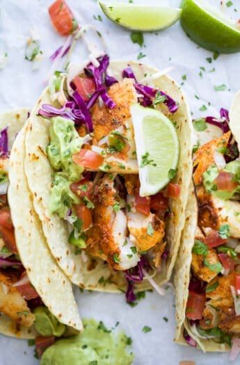 You searched for Fish - Joyful Healthy Eats Baja Fish Tacos Sauce, Baja Fish Tacos Recipe, Best Fish Taco Recipe, Easy Summer Grilling Recipes, Fish Taco Sauce, Baja Fish Tacos, Cilantro Lime Slaw, Avocado Crema, Fish Taco