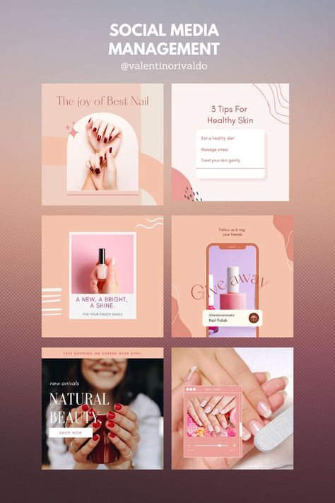 digital marketing
instagram marketing
content creation
social media marketing 
social media content
social media management
nail art Content Social Media, Pro Create, Instagram Feed Planner, Shopify Templates, Marketing Instagram, Instagram Template Design, Branding Mood Board, Spa Design, Instagram Content