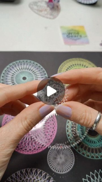 Spirograph Design, Spirograph Art, Mandala Art, Miniatures, Drawings, Design, Art, Mandalas