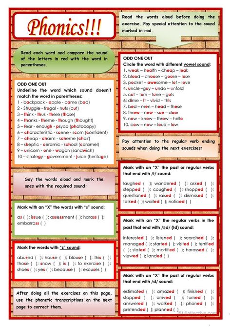 Phonetics English, Th Sound, Phonics Chart, English Sounds, Structured Literacy, Beginning Sounds Worksheets, Phonics Rules, Regular Verbs, Basic Grammar