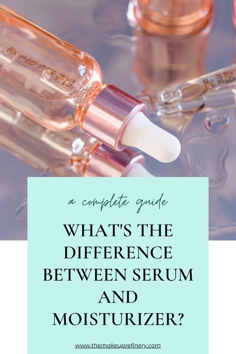 Are you still catching up on your serum game? If you've never used a face serum, or still don't know the difference between a serum and a moisturizer, read on. Inside this article you will learn how to use a face serum, when in your skincare routine is the best time to use a face serum, and why you may need both a moisturizer and a serum in your daily skincare routine. Thick Moisturizer, Movie Makeup, Daily Skincare Routine, Dewy Skin, Facial Moisturizers, Repair Cream, Daily Skin Care Routine, Skin Serum, Skin Concern