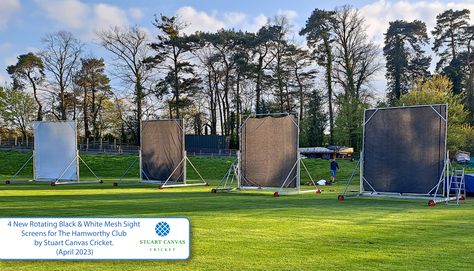 Cricket Sight Screen, White Mesh, The Sunshine, Red White, Red And White, Black White, Mesh, Screen, Black And White