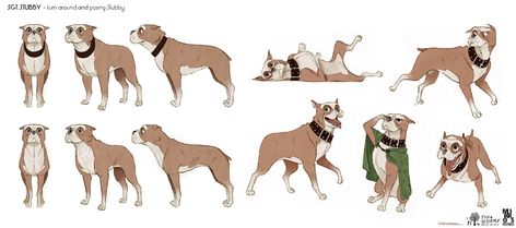 ArtStation - Sgt Stubby, Thibault LECLERCQ Sergeant Stubby, Playing With Dog, Ghibli Fanart, Dog Reference, Dog Design Art, Dog Character, Studio Ghibli Fanart, Animals Drawing, Illustration Dog