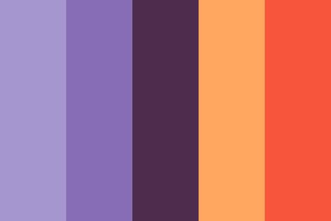 Jester Color Palette, Monochromatic Pallet, Complimentary Color Palette, Halloween Color Palette, Flat Color Palette, Halloween Colors, Ghost Type, Orange Color Palettes, Cool Color Palette