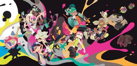 Splatoon Discord Banner, Splatoon Pc, Splatoon Banner, Splatoon Games, Forest Theme Wedding, Splatoon 2 Art, Cup Head, Frank Thomas, Gear Art