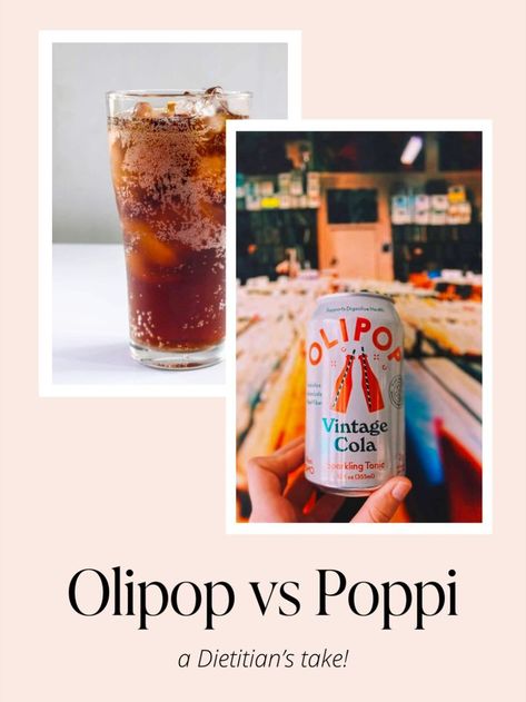 Olipop vs. Poppi- which is better? Olipop and Poppi are two “prebiotic soda” brands that have gained popularity over recent years, especially on social media. Olipop Soda, Poppi Soda, Soda Drink, Fermentation Recipes, Soda Brands, Soda Recipe, Popular Diets, Diet Plans For Women, Which Is Better