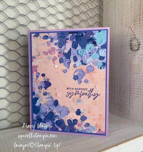 Beautiful AND Easy Cards? Yes, Please! – Up North Stampin' Stampin Up Two Tone Floral Cards, Fancy Flora Stampin Up Cards, Stampin Up Fancy Flora, Stampin Up Sympathy Cards, Designer Paper Cards, Dsp Cards, Hand Made Greeting Cards, Easy Cards, Stampin Up Catalog