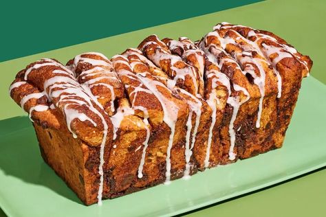 Spiced Chocolate-Orange Pull-Apart Loaf Recipe Spiced Chocolate Pull Apart Bread Real Simple, Chocolate Pull Apart Bread, Homemade Monkey Bread, Pull Apart Loaf, Bread Yeast, Bubble Bread, Whipped Cream Cheese Frosting, Simple Desserts, Spiced Chocolate