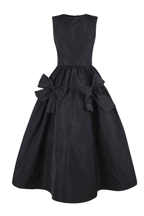 Black Taffeta Dress, Queen Letizia Style, Taffeta Dress, Gala Dresses, Queen Letizia, Midi Dress Sleeveless, Fancy Dresses, Dress With Bow, Lanvin