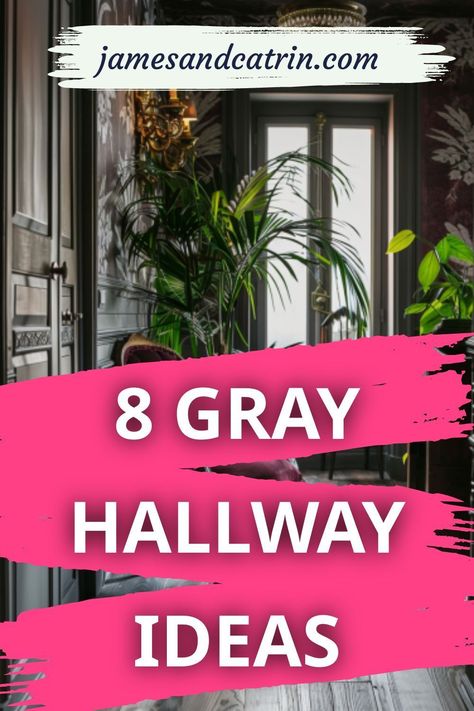 Discover the elegance of gray hallway ideas in our latest roundup. These designs showcase how versatile gray can be, from creating a serene atmosphere to making bold statements. 🎨🚪 Add personality with unique decor accents and lighting fixtures. #GrayHallwayIdeas Grey Entryway Ideas, Gray Hallway Ideas, Dark Grey Hallway, Grey Entryway, Statement Hallway, Grey Hallway Ideas, Gray Hallway, Hall Ways Ideas, Grey Hallway