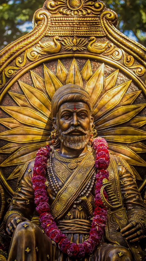 Shivaji Maharaj Background, Ravan Pic, Jay Shivray, Lakshmi Narsimha, Warrior Wallpaper, Maharaj Wallpapers, Chatrapati Shivaji, Digital Graphics Art, Shivaji Maharaj Hd Wallpaper