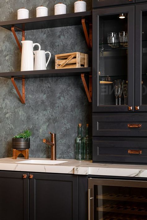 Charcoal Cabinets, Cabinetry Colors, 10x10 Kitchen, Corner Base Cabinet, Oven Cabinet, Cabinet Trim, Rta Kitchen Cabinets, Kitchen Mood Board, Open Cabinets