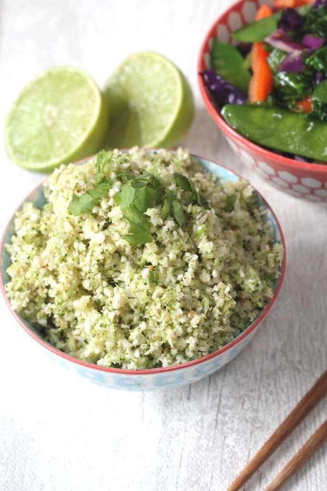 Thai Broccoli & Cauliflower Rice with Stir Fried Veggies - My Fussy Eater | Healthy Kids Recipes Thai Broccoli, Broccoli Cauliflower Rice, Riced Broccoli Recipes, Riced Broccoli, Cauliflower Rice Stir Fry, Making Cauliflower Rice, Stir Fried Veggies, Cauliflower Stir Fry, Fried Veggies