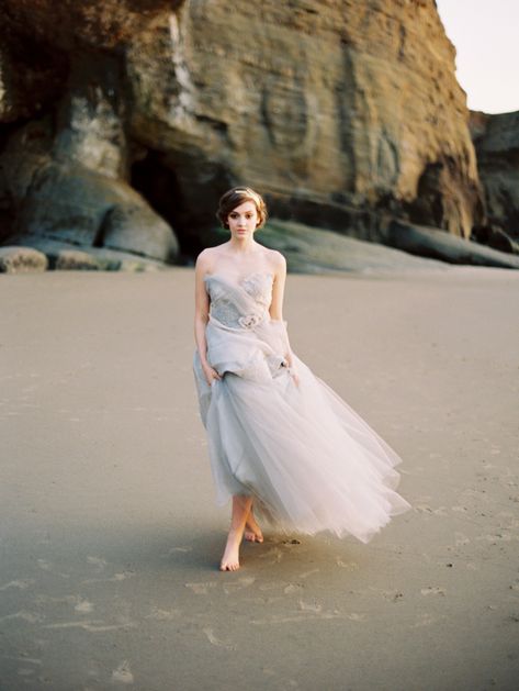 Vale & Vine | Ethereal Coastal Inspiration Part I of II | Vale & Vine Blog Coastal Weddings, Erich Mcvey, Shooting Inspiration, Beautiful Beach Wedding, Alternative Wedding Dresses, Seaside Wedding, Blue Wedding Dresses, Fine Art Wedding Photographer, Bridal Photos